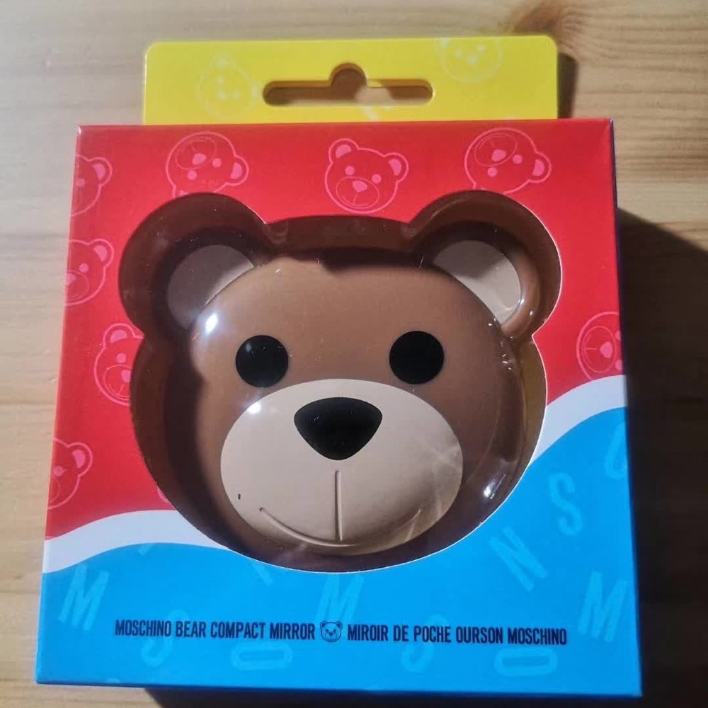 moschino compact mirror Pocket Mirror! Brand New in Box! Cute gift